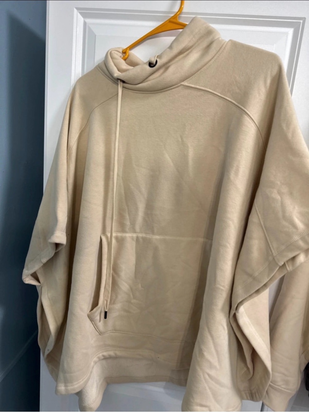 Mono B Cream Turtleneck Pullover Sweater